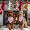 thumbnail image 4 of Dog Bandana 2 Pack,Pink and Pink Of Leopard Print Bandanas for Dogs,Cat Bandana,Small/ Large Dog Bandana 2 Size,Dog Bandanas Girl Boy, 4 of 5
