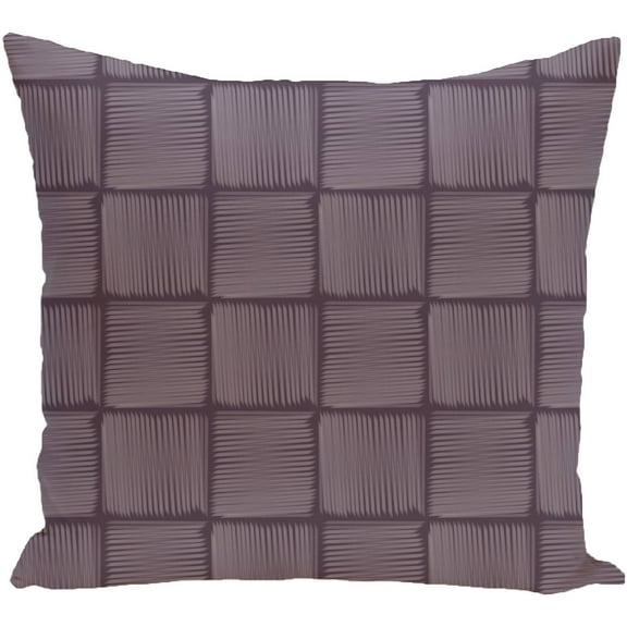 Simply Daisy 16" x 16" Basketweave Geometric Print Pillow