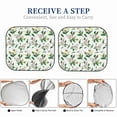 thumbnail image 5 of Picia Lilies Flowers 2 Piece Car Windshield Sun Shade Foldable | Foldable Sun Shield for Front Window Blocks UV Rays and Keeps Your Vehicle Cool-Large, 5 of 7