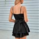 thumbnail image 4 of Mono corto con cuello en V y botones para mujer con bolsillo, 4 of 7