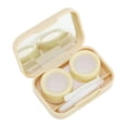thumbnail image 2 of Unique Bargains 1 Set Contact Lens Case Cat's Paw Lens Storage Case Beige, 2 of 5