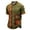 Army Green, variant on Men's Halloween Floral Ghost Embroidery Button Down Shirt, Day Of The Dead Pattern Long Sleeve Festive Party Top