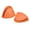Orange, variant on Mini Oven Mitt Pot Holder Heat Resistant Pinch Covers Gloves Orange 2 Pack