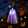 thumbnail image 6 of Glowing Halloween Hanging Ornament Lighted Scary Ghost Ornament Haunted House Prop for Halloween Tree Party Supply, 6 of 7