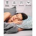 thumbnail image 4 of Aqua Coastal Pillow Covers Queen Size 2 Pack, Summer Nautical Starfish Beach Coral Soft Bed Throw Pillowcases Breathable Cooling Long Lumbar Body Pillow Sham Cover for Bed Sofa 20''x30'', 4 of 7