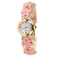 thumbnail image 5 of Women Flower Round Dial Analog Quartz Bracelet Watch Gift, 5 of 5
