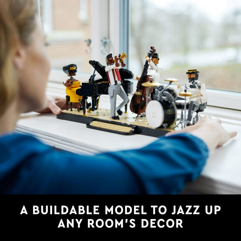 LEGO Ideas Jazz Quartet, Building Set for Adults Featuring