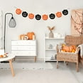 thumbnail image 5 of Long Halloween Party Flag Banner - Non-Woven Fabric Decor for Mall Windows Walls Doors Holiday Background​(Orange), 5 of 6