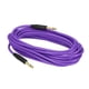 thumbnail image 3 of Cable para Guitarra Instrumento, 19,69 Pies 1/4 Pulgadas a 1/4 Pulgadas TRS Recto a Recto Ángulo Eléctrico Bajo Cable Cordón para Guitarra Bajo Púrpura, 3 of 5