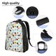 thumbnail image 5 of Disketp Submarine With Fishes Undersea Mochila Unisex de Apertura Lateral Completa, Mochila para Laptop para Escuela, Trabajo y Viajes, 5 of 8