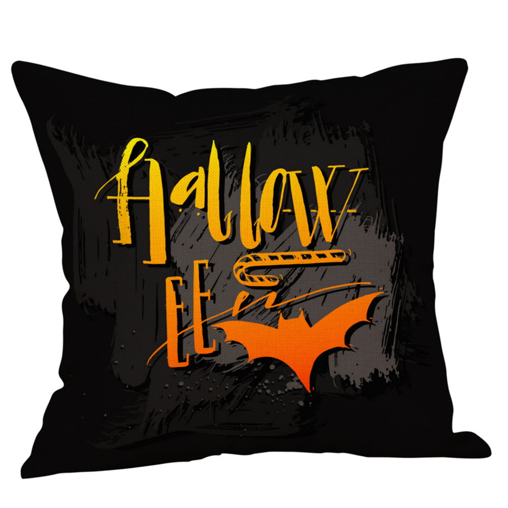 Halloween Pillows Cover Fall Decor Pillow Case Sofa Waist Throw Cushion Cover L1