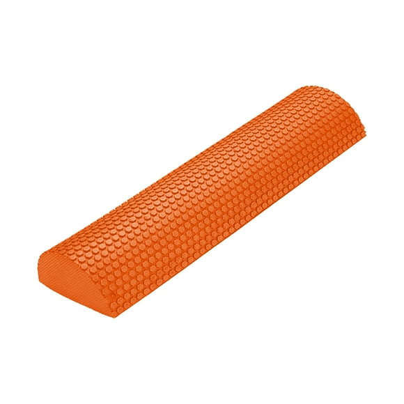 mmirethe Rouleau Demi-Mousse EVA Haute Densité pour Flexibilité Dos Dos Jambes Massage des Pieds Vert 90cmx7.5cm Orange 45x7.5cm