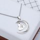thumbnail image 2 of pendentif Lettre Fte Des Mrs Je T'aime Collier Maman Amour Lune (o), 2 of 5