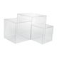 thumbnail image 4 of Trío de expositores de acrílico transparente para organizar y exhibir diversos artículos., 4 of 9