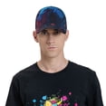 thumbnail image 4 of Balery Spooky Halloween Night Scene Gorra de béisbol de tamaño ajustable para correr, entrenar y actividades al aire libre. Gorra de papá para todas las estaciones., 4 of 6