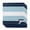 Navy blue Sky blue, variant on Navy Blue Aqua Stripe Cloth Napkins, Modern Art Horizontal Striped Washable and Reusable Dinner Napkins Set of 4, Table Napkin for Kitchen Party Birthday Wedding Hotel Housewarming 20"x20"