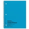 National 3 Subject Wirebound Notebook, College Rule, 11 x 8 7/8, White, 150 Sheets -RED33386
