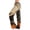 Khaki, variant on Womens Halloween Pajama Pants Bat Skeleton Drawstring Spooky Pajama Pants Skull Pumpkin Wide Leg Horror Sleep Pants, L