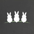 thumbnail image 2 of CafePress - Outline Easter Bunnies Maternity T Shirt - Maternity Dark T-Shirt, 2 of 3