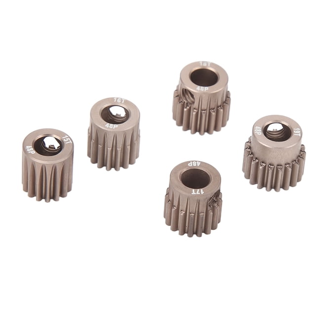 Engranaje De Motor De Piñón, Engranaje De Piñón De Coche RC De Alta Resistencia A Prueba De Herrumbre Tratamiento De Oxidación Dura 48DP Trabajo Estable Para Modelo 1/10 RC