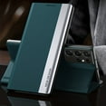 thumbnail image 2 of Foldable Mobile Phone Leather Protective Case, For Samsung A14 A73 A13 S21FE A32 A72 Note20 Ultra A51 A71 A12 M53 M33 A42 A24 A33 A53 M14 M23, 2 of 4