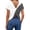 Gray, variant on Backless Cross V-Neck Top for Women - Short Sleeve Graphic Print Tee, Sexy Open Back Blouse for Women's Summer Party & Casual Outfits Beige L