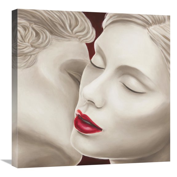 Global Gallery's 'Eternal Lovers (detail)' by Eleanor Setti Stretched Canvas Wall Art