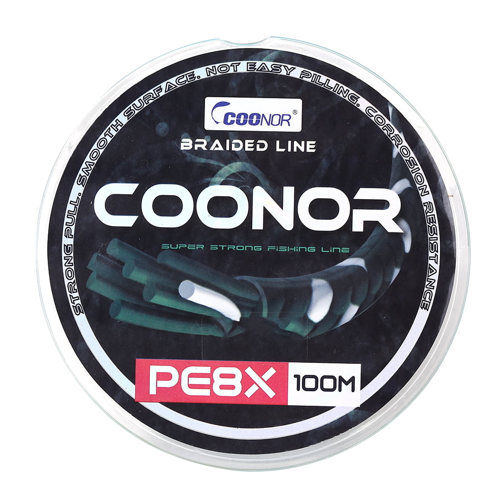 COONOR Braid Fishing Line 8 Strands Multifilament PE Wire Lure Fishing Tool 