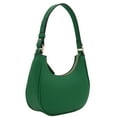 thumbnail image 2 of FashionPuzzle Small Crescent Shoulder Bag Underarm Purse (Kelly Green), 2 of 7