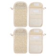 thumbnail image 4 of Bar Soap Pouch Exfoliating Mesh Soap Bag for Shower Bath Natural Cotton Linen Holder for Body Face Washing, 4 of 5