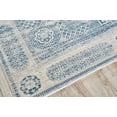 thumbnail image 2 of Exquisite Rugs Vintage Looms Light Blue/Blue Polyester powerloom Area Rug, 2 of 7