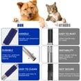 thumbnail image 3 of HLONK Pooper Scooper Pet Pooper Scooper Dog Pooper Scoop Set with Metal Scooper Tray and Rake Long Handle Blue, 3 of 8