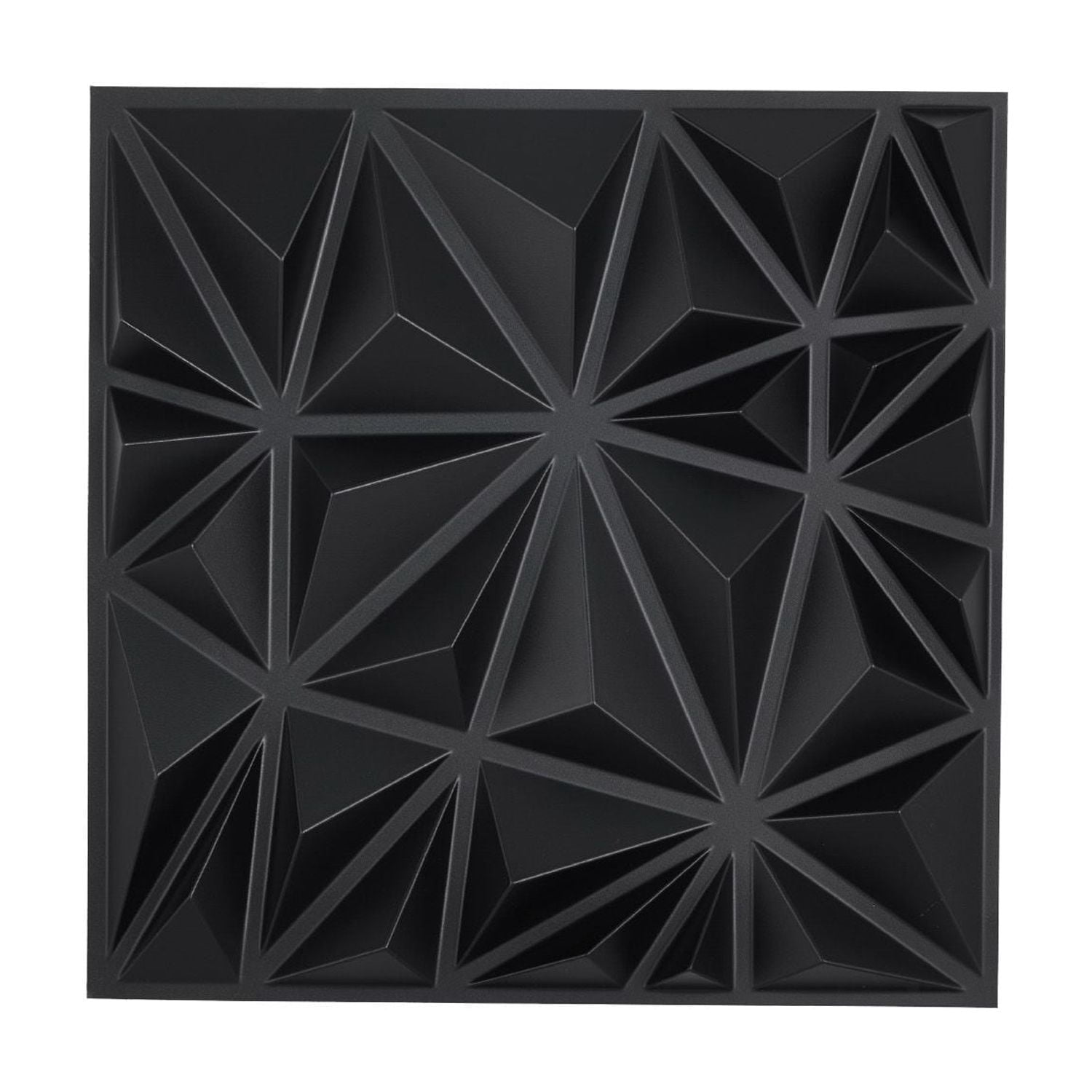 3D Wall Panels 33-Pack 11.81"x11.81", PVC Modern Art Diamond Tiles, 32 Sq.Ft Coverage, for Bedroom Living Room Gaming Room