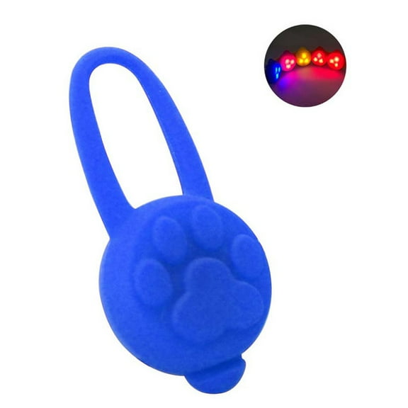 Anti-Lost LED Light Dog Collar Luminous Pendant Silicone Spotlight Flashing Light for Dogs and Cats Outdoors Night Dog Walking Lighting Equipment Accessories