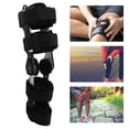 thumbnail image 4 of Hinged Knee Brace, Promote Recovery Aluminum Alloy Extended Locking Knee Support Brace Breathable  For Sports, 4 of 8