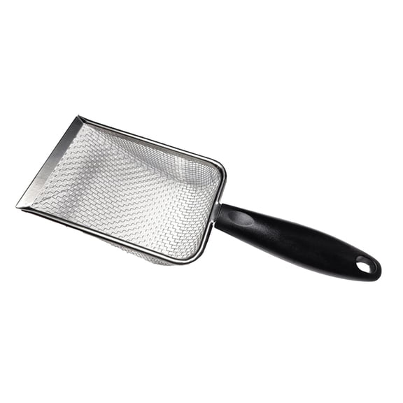 Misright Reptile Sand Stainless Steel Fine Mesh Reptile Substrate Metal Sand Shovel
