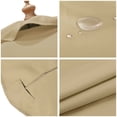 thumbnail image 6 of Yescom 9' Patio Umbrella Replacement Canopy 6 Rib Outdoor Yard Garden Deck Lawn Market Parosol Cover Top Color Tan, 6 of 9