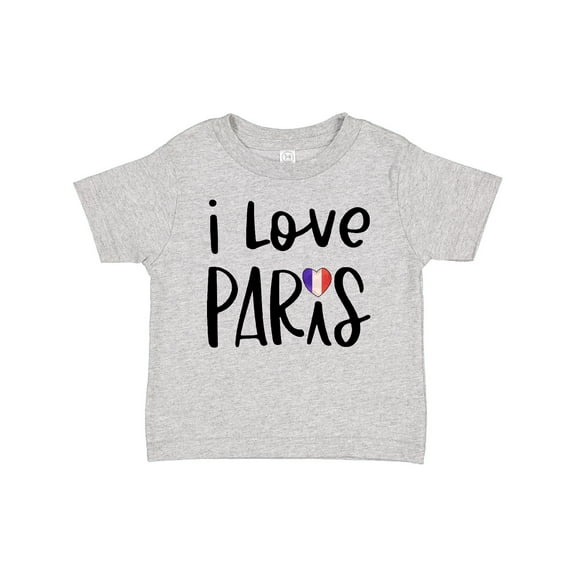 Inktastic I Love Paris French Flag Heart Boys or Girls Baby T-Shirt