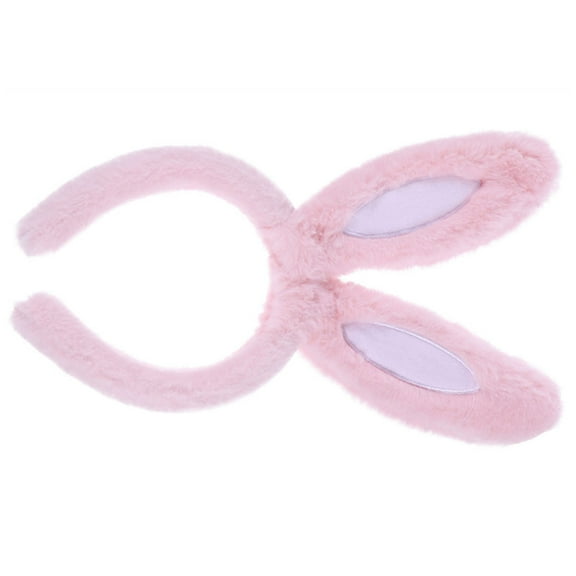 SKISUNO Cute Design Hairband Pink Plush 1Pack for Girls Party Decoration