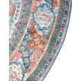 thumbnail image 4 of Unique Loom Baracoa Collection Area Rug - Malecon (3' 3" x 5' 3" Oval Light Blue/Orange), 4 of 7