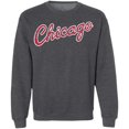 thumbnail image 2 of Chicago MJ Retro Distressed Script Crewneck Sweatshirt, 2 of 2