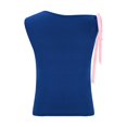 thumbnail image 6 of Women's Casual Short Sleeve Round Neck T-Shirt with Bow Detail, 6 of 7