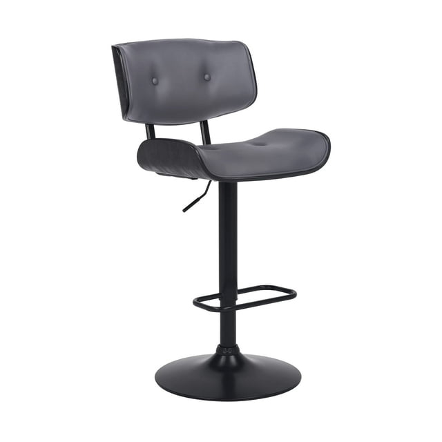 Taburete de bar giratorio ajustable Armen Living Brooklyn de 51 a 117 cm