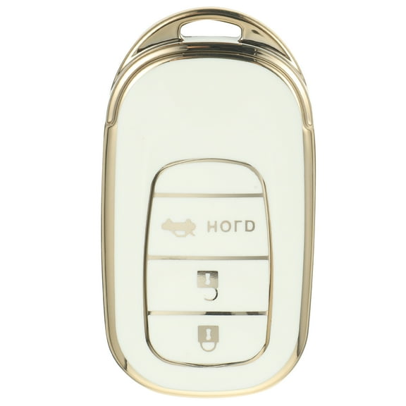 FELTECHELECTR Key Fob Cover Replacement Car Key Holder White 1Pcs