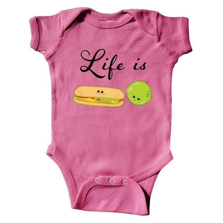

Inktastic Life Is Sublime- Cute Food Pun Gift Baby Boy or Baby Girl Bodysuit
