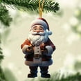 thumbnail image 5 of NSESSHome Christmas Ornaments Gift, Cute Mini Santa Claus Style Christmas Tree Party Hanging Decorations for Christmas Home Decoration and Various Occasions, 5 of 9