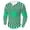 Green, variant on Fashion T-Shirts for Men Trendy Dizzy Graphic Henley Shirt Novelty 3D Optical Illusion Print Long Sleeve 4 Button T Shirt Big and Tall Hipster Streetwear Tops Dark Blue M