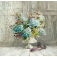 thumbnail image 2 of Nai, Danhui 27x26 White Modern Wood Framed Museum Art Print Titled - Rustic Florals, 2 of 4