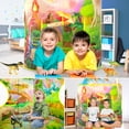 thumbnail image 3 of Moncoland Dinosaur Kids Play Tent for Boys 3-8 Years Toddlers Pop up Polyester Playhouse Indoor Outdoor, 3 of 6