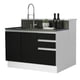 thumbnail image 2 of Isla de Cocina con Encimera y Mostrador Madesa Glamy 120 BN, 2 of 5